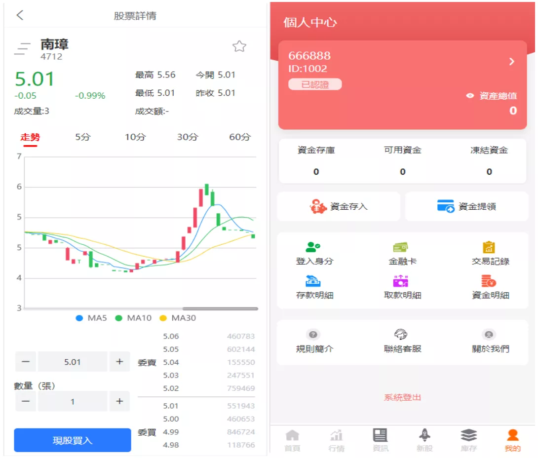 【新版uinapp股票配资源码】台湾股票系统+申购折扣交易系统插图2 【新版uinapp股票配资源码】台湾股票系统+申购折扣交易系统插图2