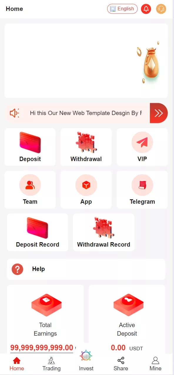 【海外云挖矿】Defi理财投资源码插图1 【海外云挖矿】Defi理财投资源码插图1