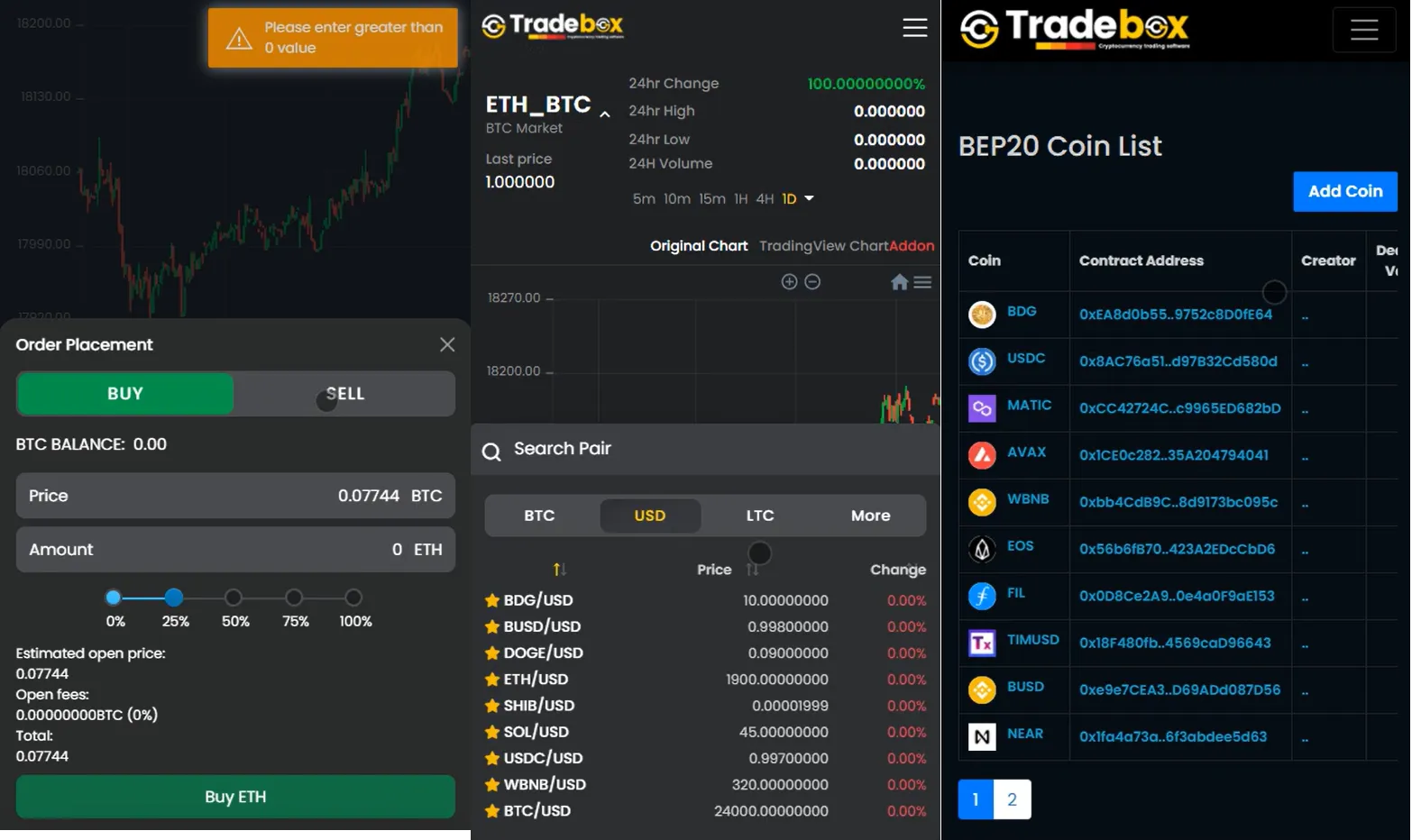 【Tradebox去中心化交易】加密货币交易平台+自适应+正版程序+带视频搭建教程插图 【Tradebox去中心化交易】加密货币交易平台+自适应+正版程序+带视频搭建教程插图