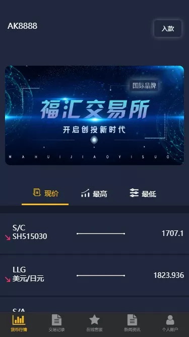 【ThinkPHP二次开发】福汇微盘源码+时间盘+K线采集插图1
