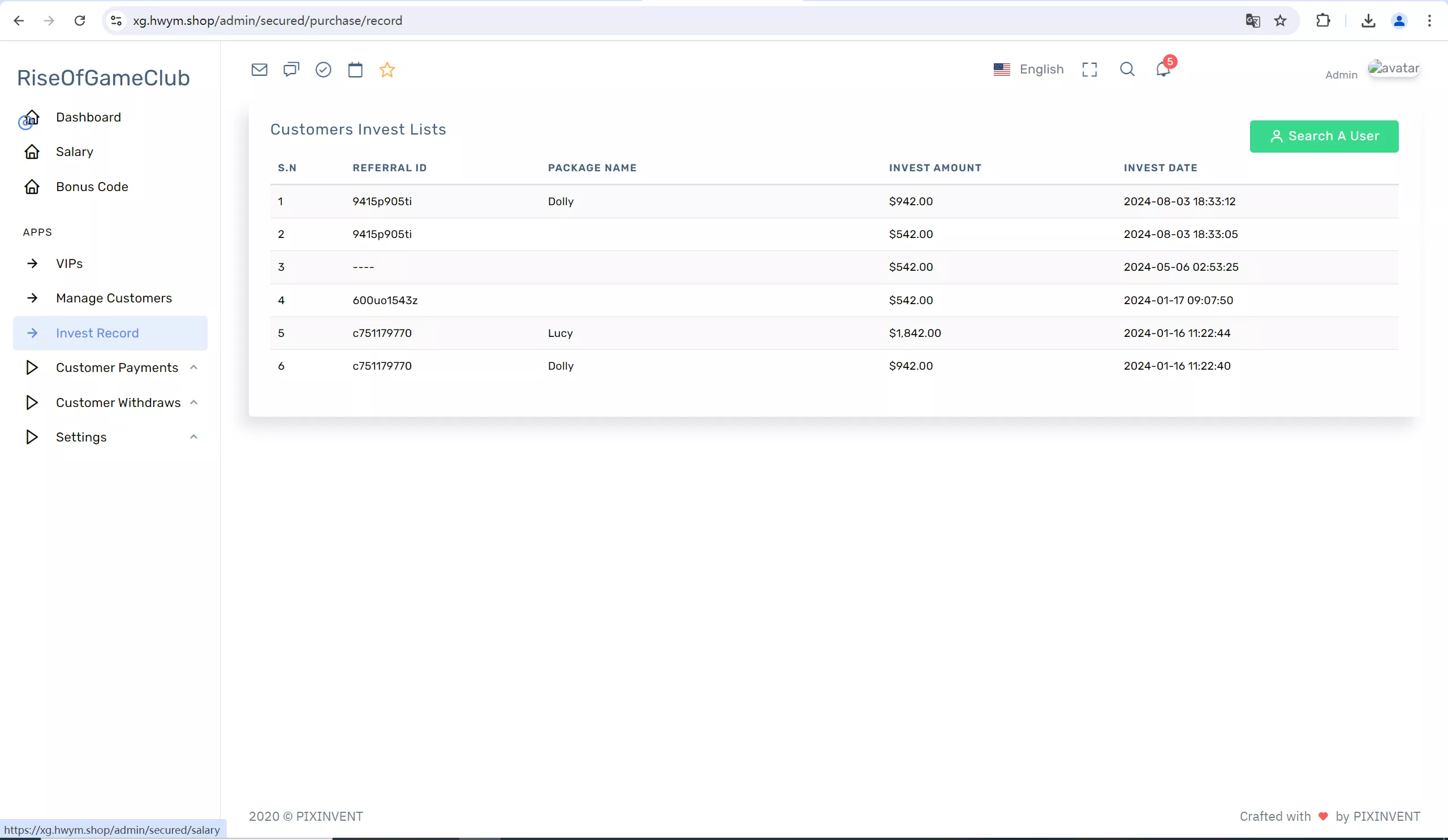 【海外游戏】崛起俱乐部理财投资源码插图20
